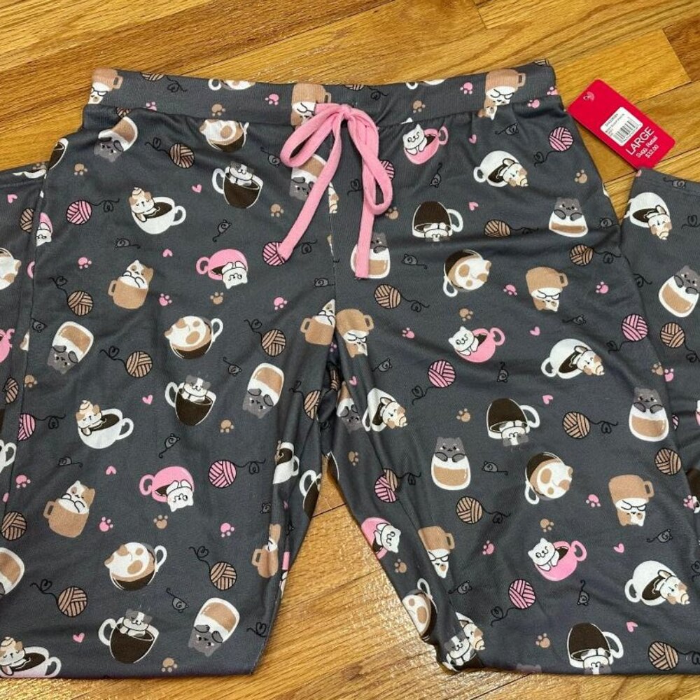 Coffee & Kitties Pajama Pants